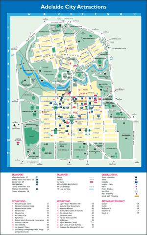 Adelaide City Map